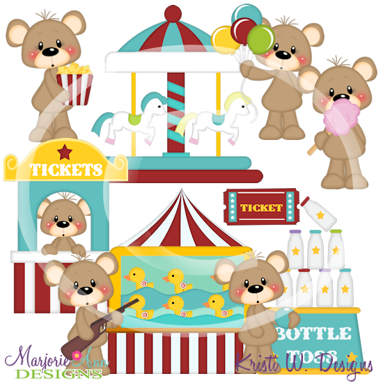 Franklin At The Fair SVG Cutting Files Includes Clipart - Click Image to Close
